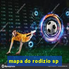 mapa do rodizio sp